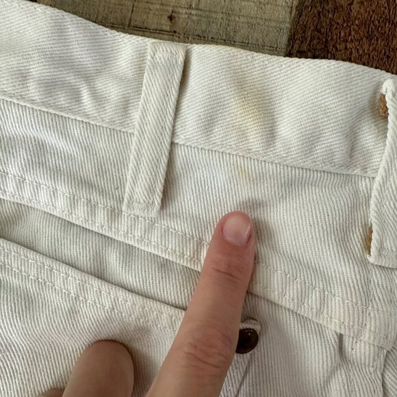 Vintage White Wrangler Womens Size 28 Denim Jeans - Picture 9 of 16